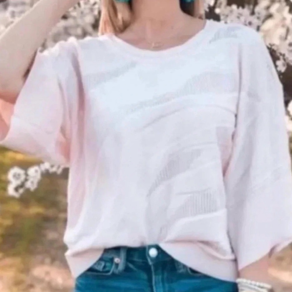CAbi #5631 Light Pink Sweater